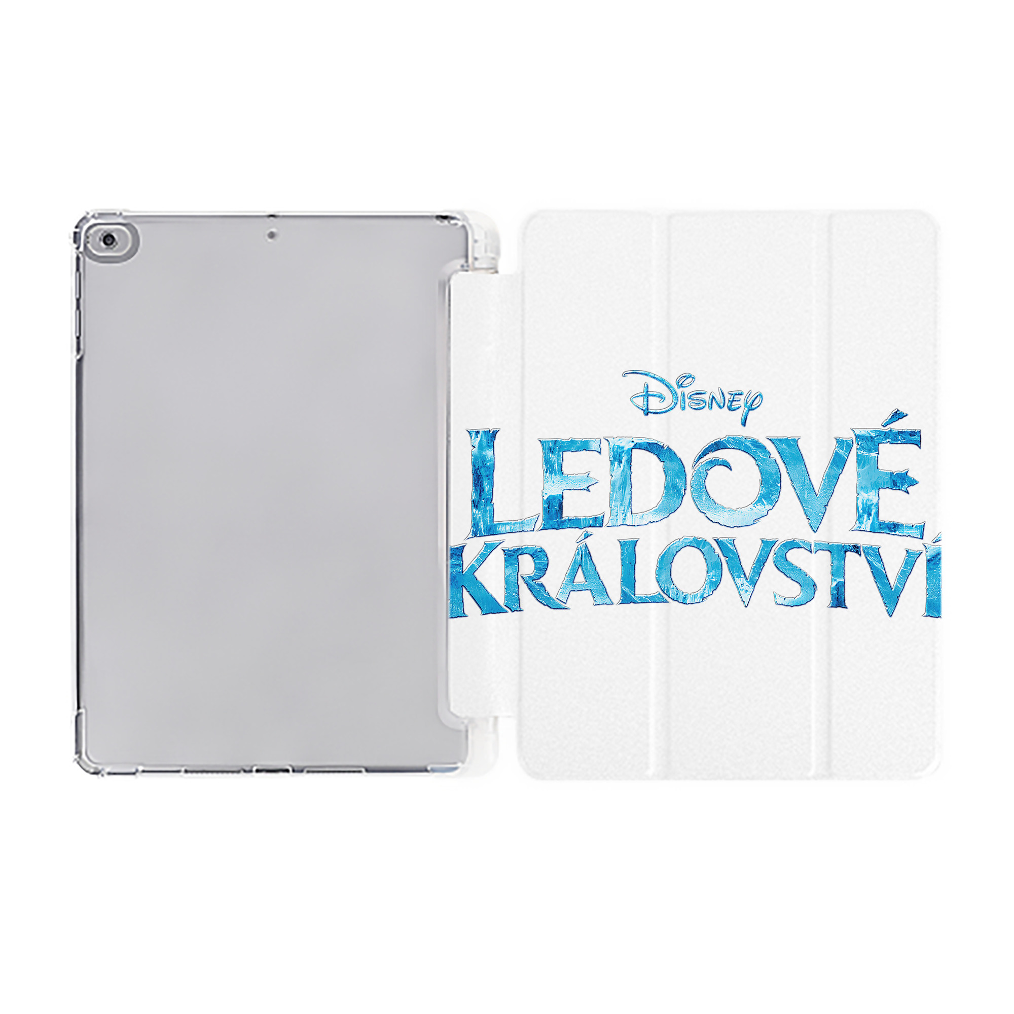 （画像用） アナと雪の女王 アンナ エルサ Frozen Anna Elsa IPad ケース ペン収納付き 三つ折りスタンド PUレザー×シリコン 対応機種9.5/10.5/10.9インチ